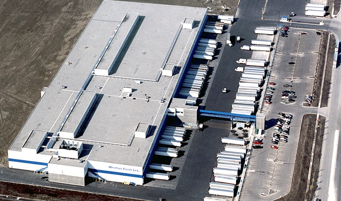 Western Grocers Distribution Centre | Top angle View | Desktop