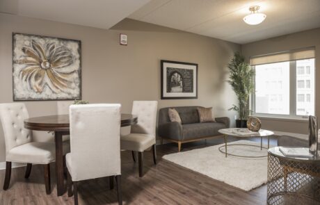 University of Winnipeg Commons Student Housing - Living Room Design